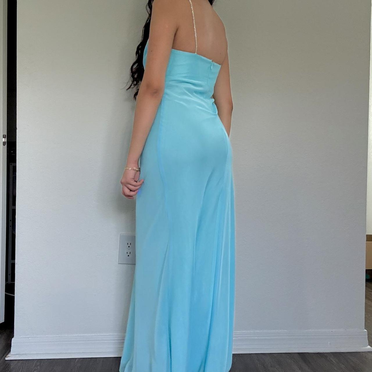 Classy Spaghetti Straps Beaded Satin Chiffon Mermaid Party Dress Long Prom Gowns SP444