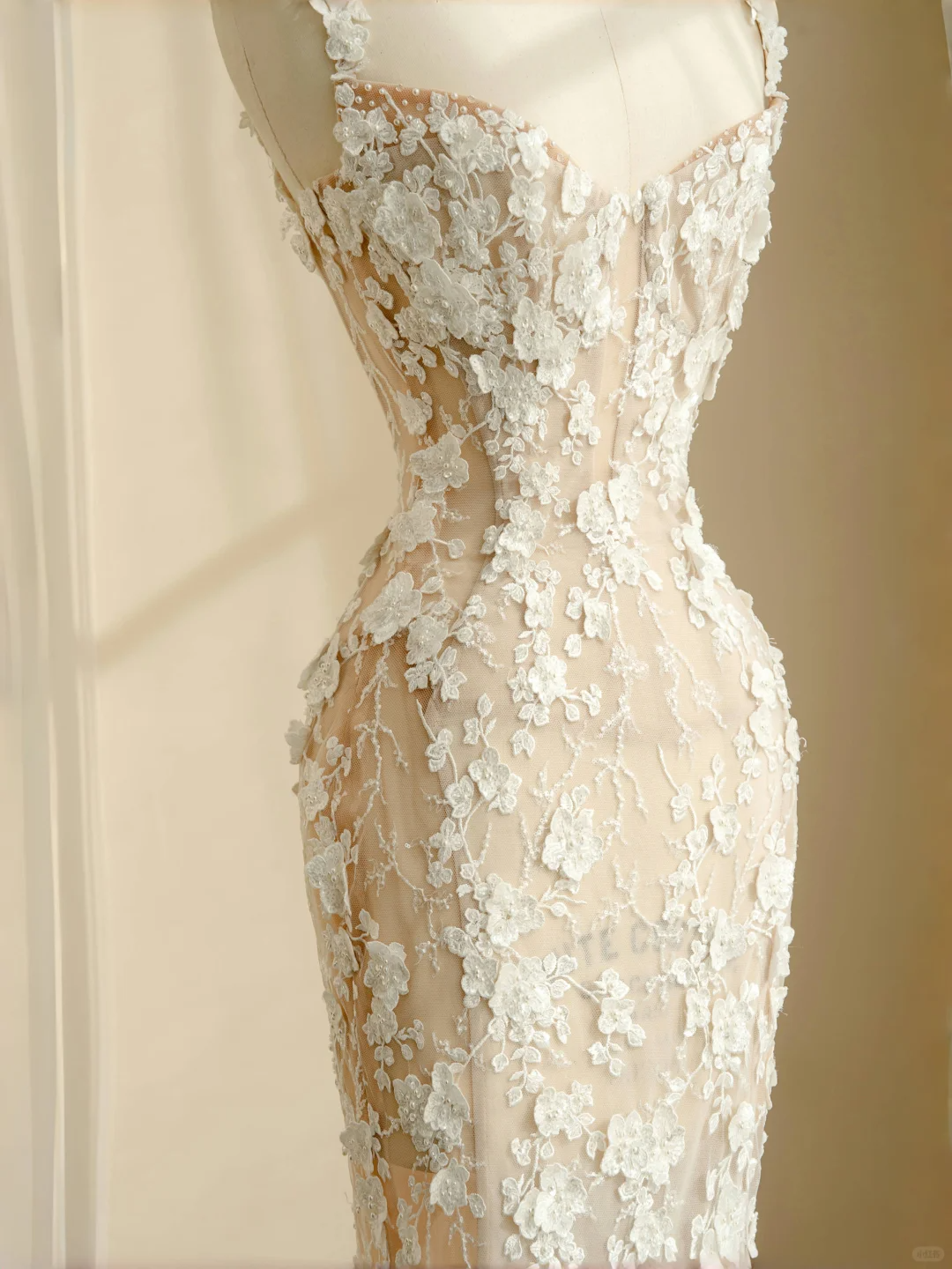 Classy Tulle Lace Appliques Mermaid Prom Evening Dress,Long Wedding Dress Y8681