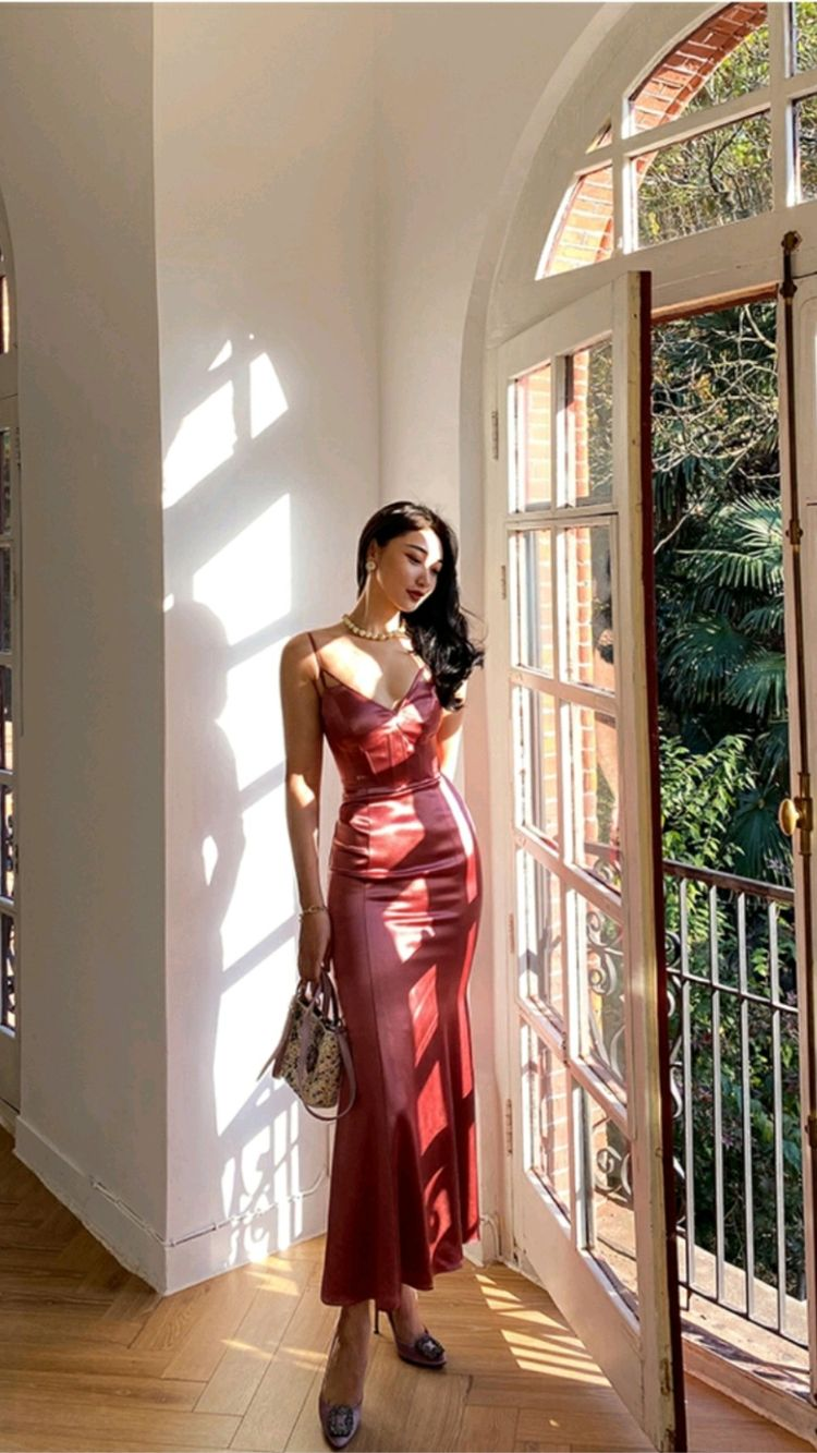 Glamorous Mermaid Backless Cross-up Satin Prom Dress Y2669
