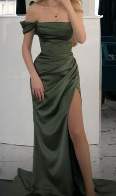 Charming Olive Green Prom Dress,Formal Dress Y7430