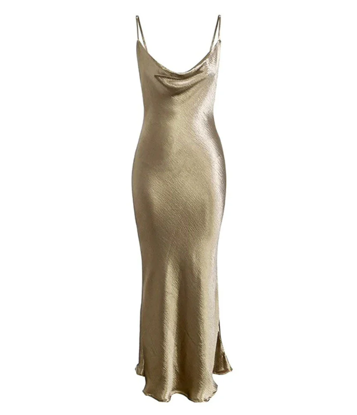 Simple Spaghetti Straps Square Floor Length Prom Dresses Y4231