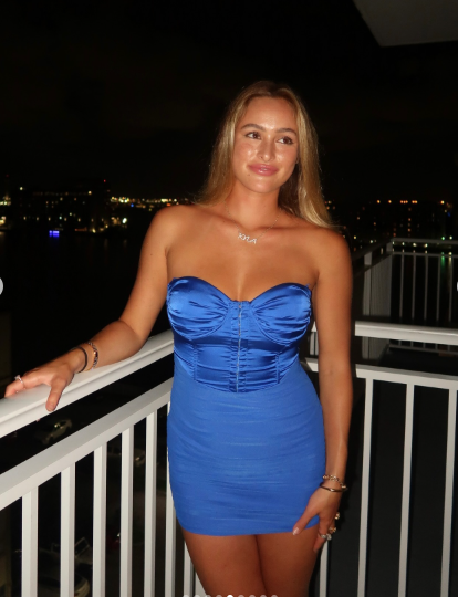 Classy Sweetheart Neck Blue Satin Sheath Formal Homecoming Dress Short Cocktail Dress Cocktail Dress Y9386