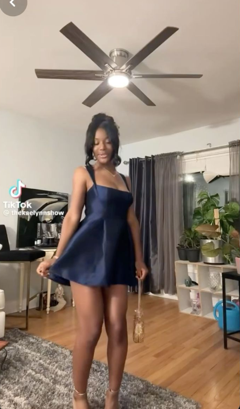 Fashion Spaghetti Straps Satin A Line Mini 16th Birthday Outfits,Navy Blue Short Graduation Homecoming Dress SP2504