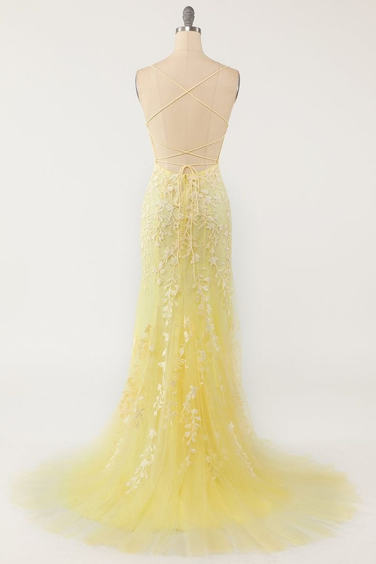 Pink Mermaid Long Prom Dress with Appliques Y7435