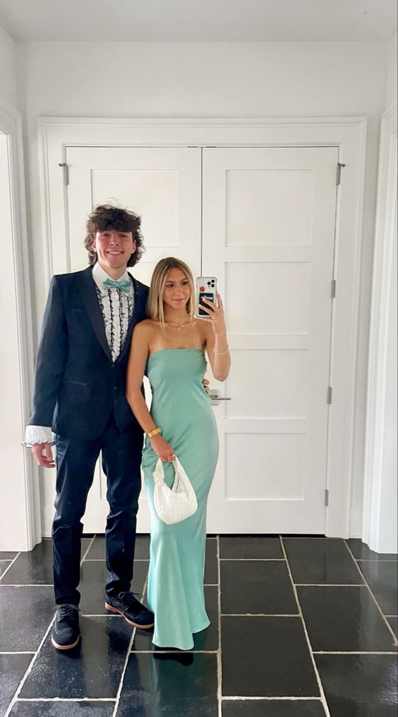 Elegant Strapless Long Prom Dress,Senior Prom Gown Y7196