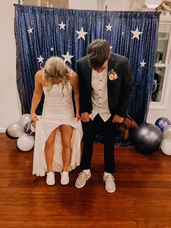 Sparkly White Sequins Long Prom Dress With Side Split,Graduation Dress Y741