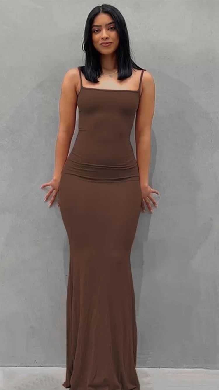 Mermaid Spaghetti Straps Long Prom Dress Sexy Evening Gown Y566