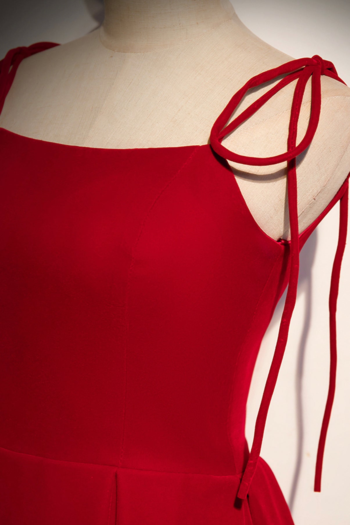 Simple velvet long A line prom dress evening dress s70