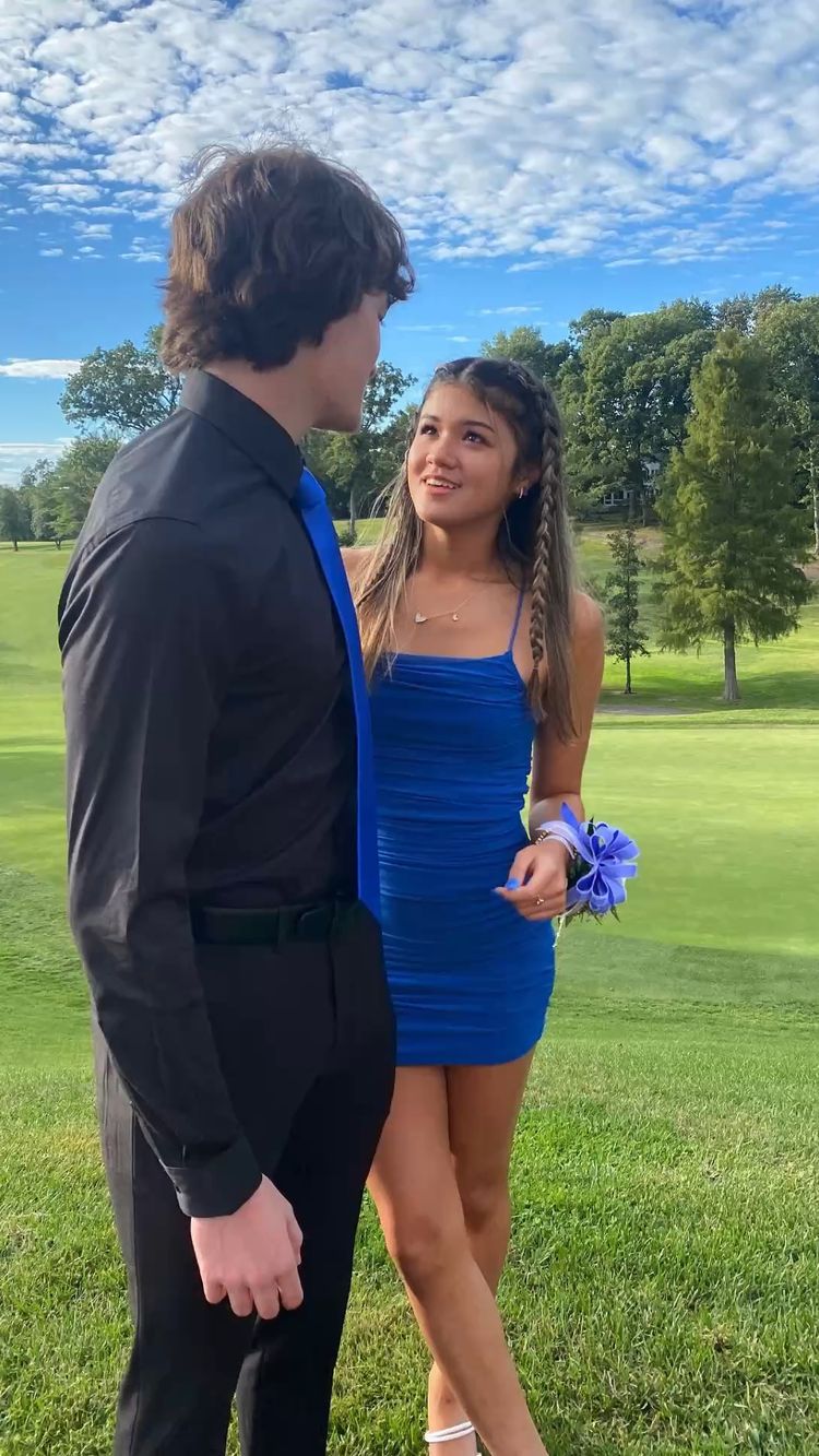 Royal Blue Sleeveless Bodycon Dress,Cute Homecoming Dress,Mini Dress Y1619