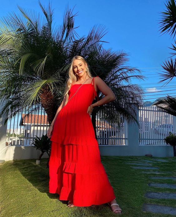 Sexy Red Spaghetti Straps Long Prom Dress,Graduation Dress Y1350