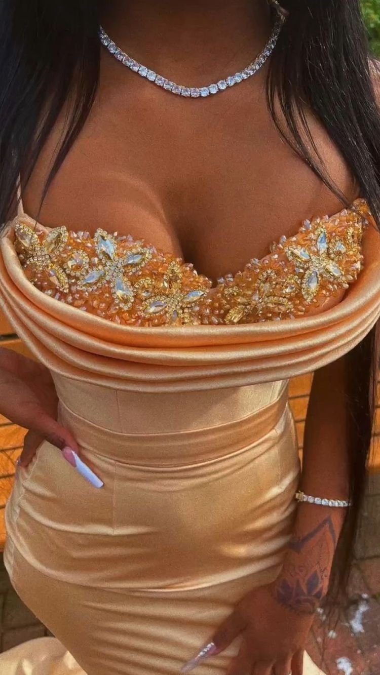 Mermaid Spaghetti Straps Prom Dress Sexy Evening Dress With Train Y544