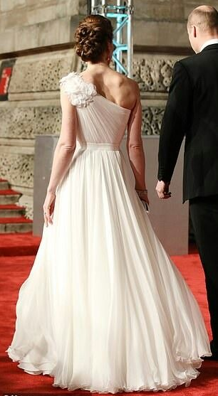 Elegant White One Shoulder Tulle Prom Dress,Formal Evening Dress Y8198