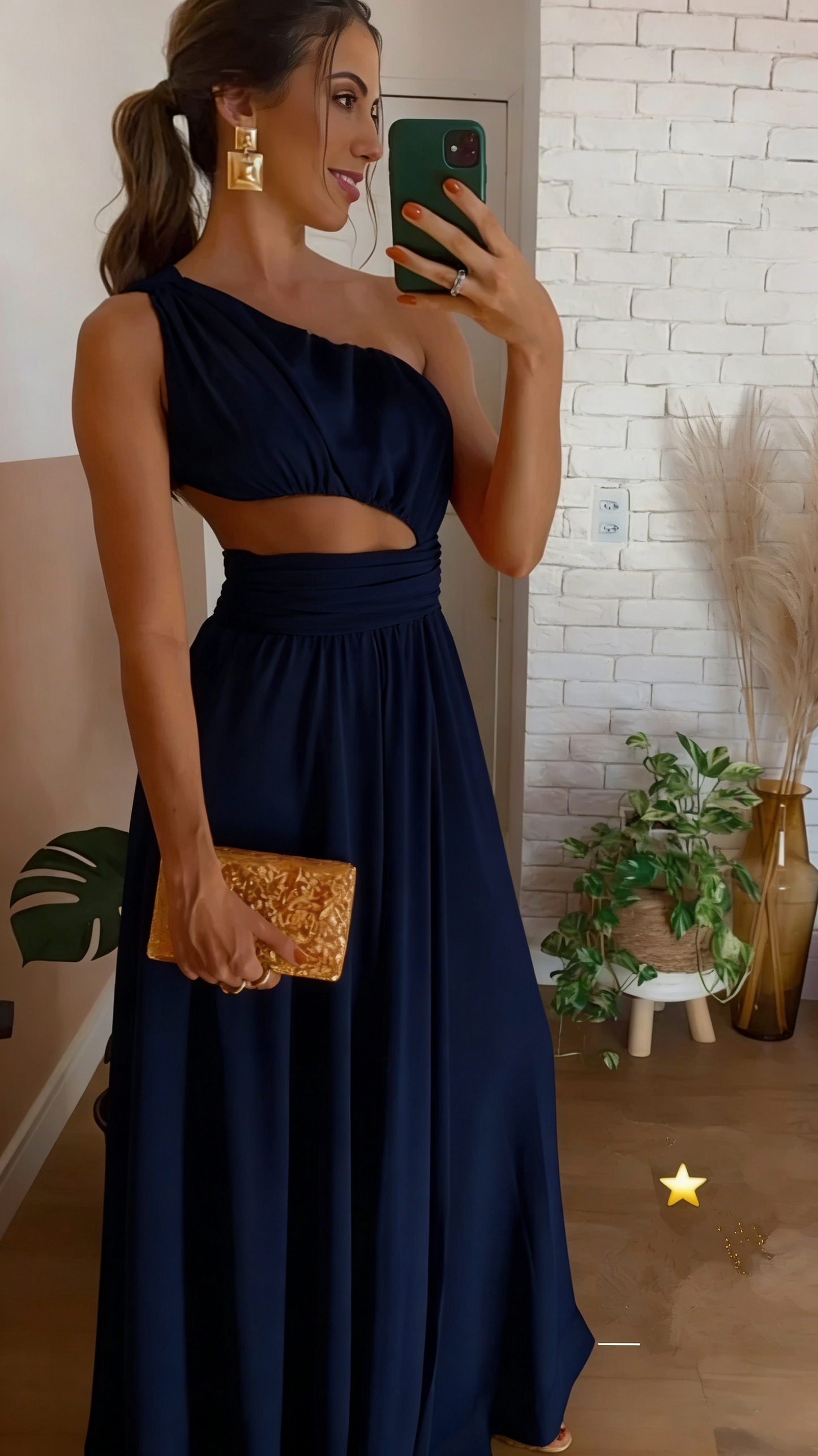 Classy Orange Sleeveless Long Prom Dress,Orange Bridesmaid Dress Y4842
