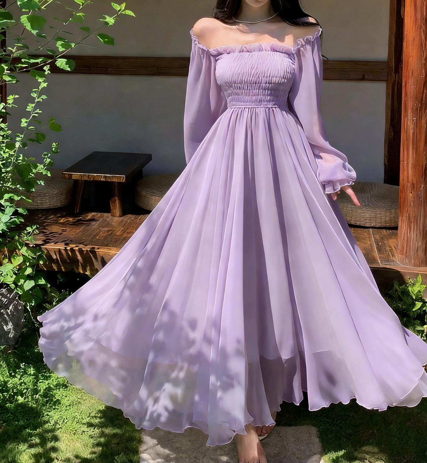 White Tulle Dress,Long Sleeve Fairy Dress,Fairy Prom Dress Y6730