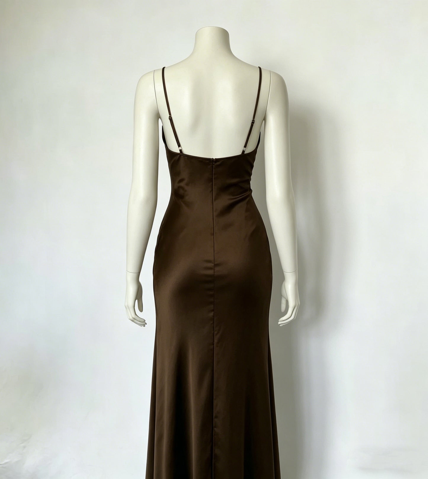 Sexy Brown Long Prom Dress With Split,Black Girls Prom Gown Y4585