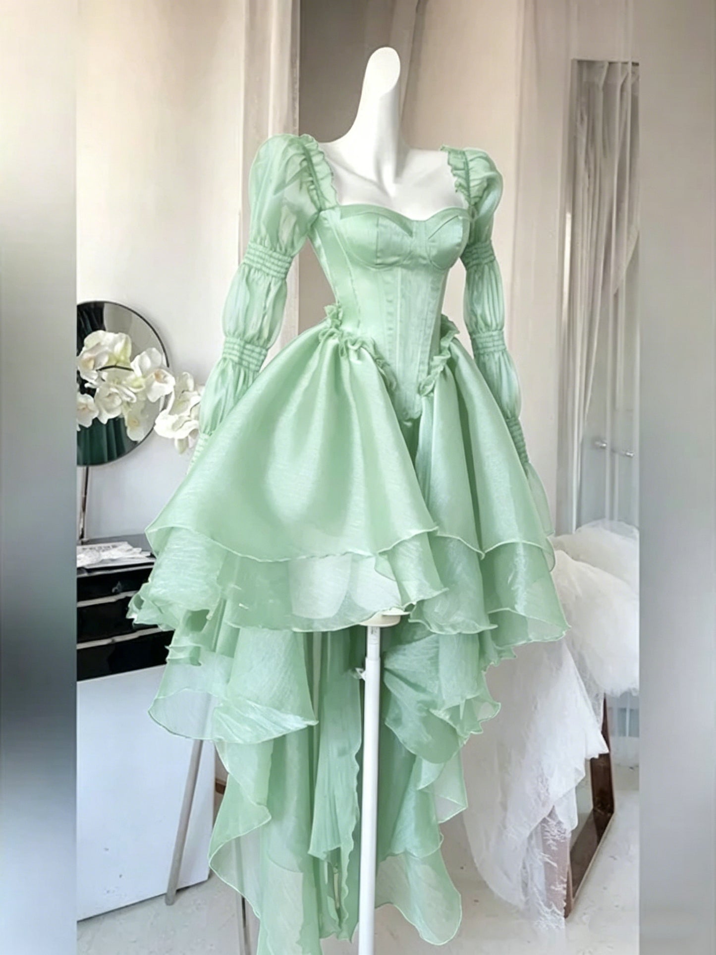 Spring Summer Vintage Style Off Shoulder Navy Blue Party Dress Women Elegant Princess Dress Y4808