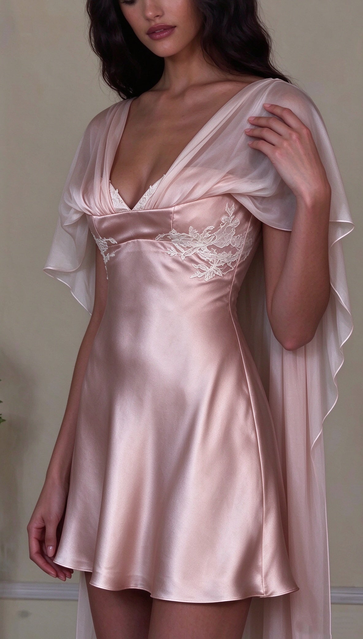 Elegant Off White Satin Appliques Short Homecoming Dress Birthday Dress SP3812