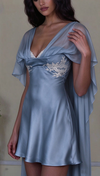 Elegant Off White Satin Appliques Short Homecoming Dress Birthday Dress SP3812