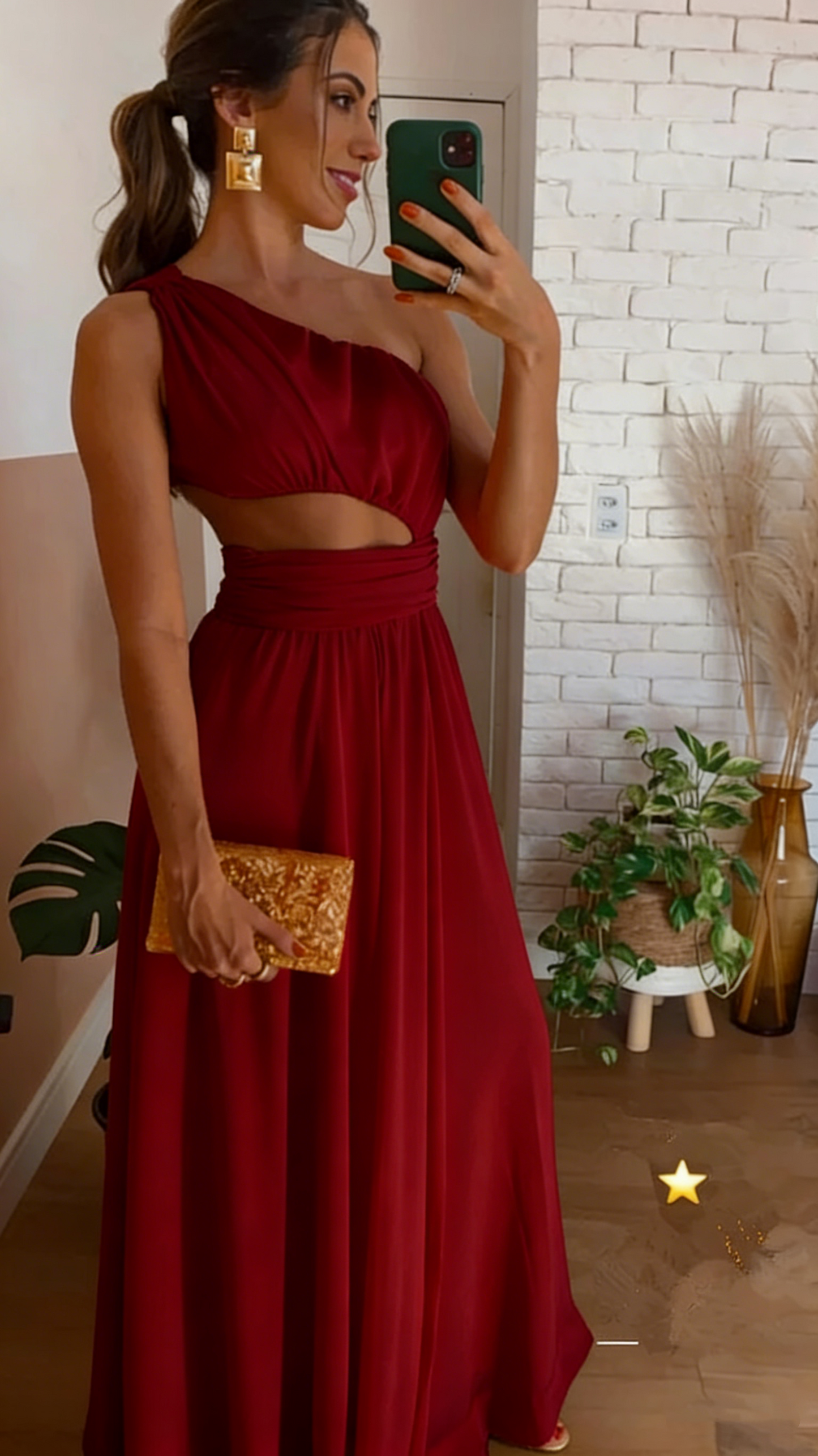 Classy Orange Sleeveless Long Prom Dress,Orange Bridesmaid Dress Y4842