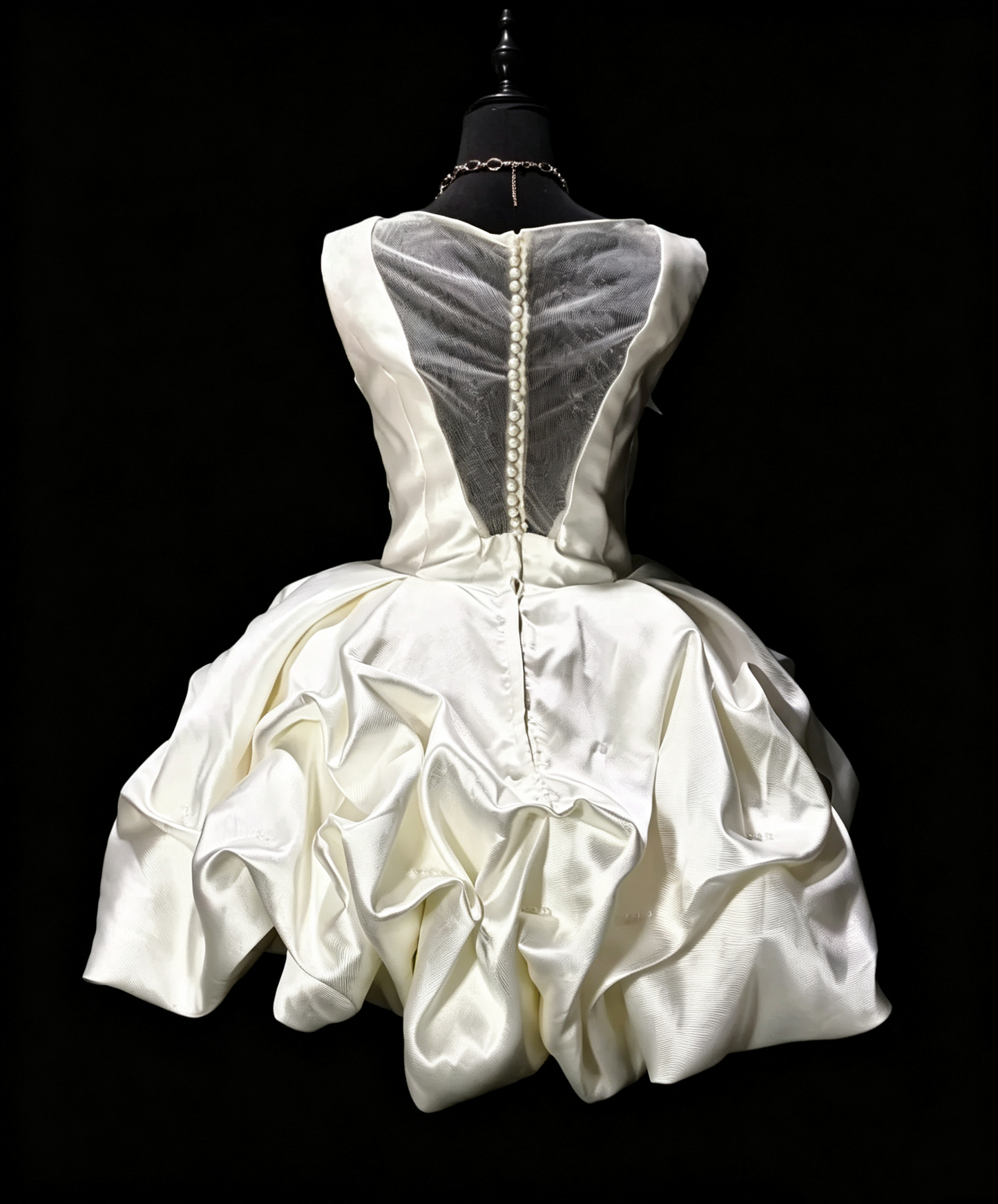 Elegant White Sleeveless Satin Pleated A Line Short Homecoming Dress Cocktail Dress SP3158