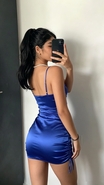 Lovely Royal Blue Bodycon Dress,Short Homecoming Dress,Sexy Mini Dress Y1854