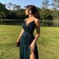 Charming A-line V Neck Prom Dress,Fashion Evening Dress Y6136