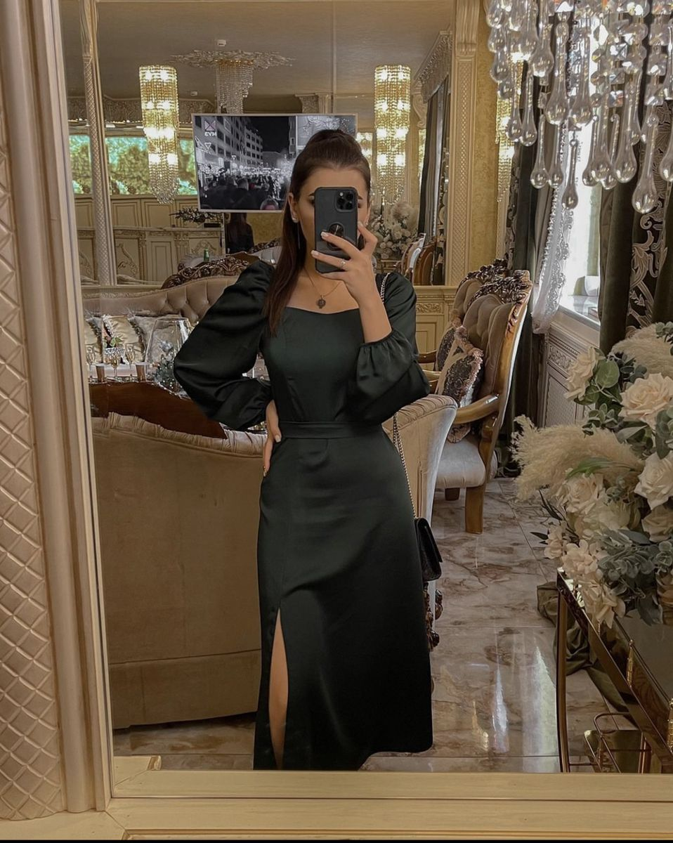 Modest Black Long Sleeves Prom Dress,Fashion Party Gown Y5560