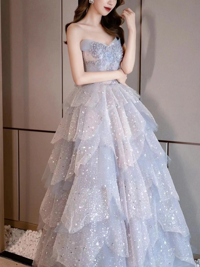 Luxurious Shiny Ball Gown,Sweet 16 Dress,Princess Dress,Y2403