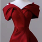 Elegant red evening dress women's dress high-end elegant dress Y6959