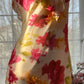 Beautiful Spaghetti Straps Chiffon Print Floral Mermaid Evening Dress Formal Party Gown Y8915