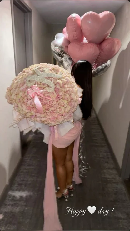 Pink Strapless Sheath Chiffon Cocktail Dress Sexy Homecoming Dress Y8992