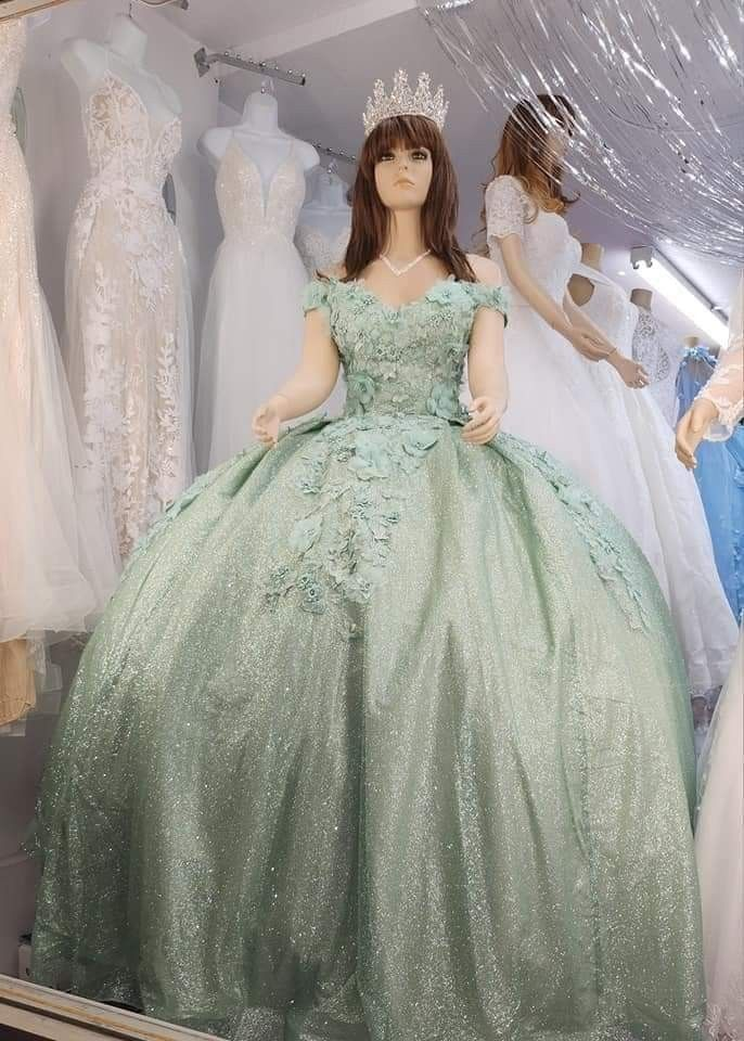 Glitter Off The Shoulder Ball Gown,Sweet 16 Dress Y2265