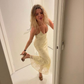 Charming Spaghetti Straps Sheath Prom Dress,Party Gown Y7262