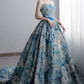 New Style Detachable Sleeve Long Prom Dress,Unique Formal Evening Dress Y6081