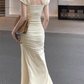 Women Elegant Summer New Fashion Evening Dress Vestidos Vintage Bodycon Y6901
