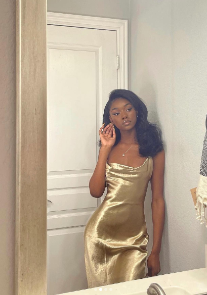 Simple Spaghetti Straps Square Floor Length Prom Dresses Y4231