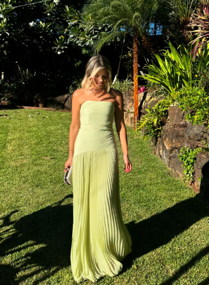 Green Sheath Prom Dress,Green Bridesmaid Dress Y5087
