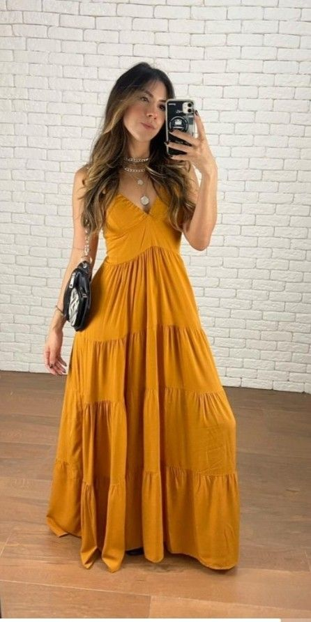 Charming A-line V Neck Prom Dress,Summer Maxi Dress Y7111