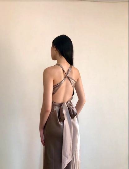 Charming V Neck Long Prom Dress,Chic Prom Gown Y7438