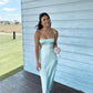 Simple Spaghetti Straps Prom Dress,Wedding Guest Outfit  Y7364