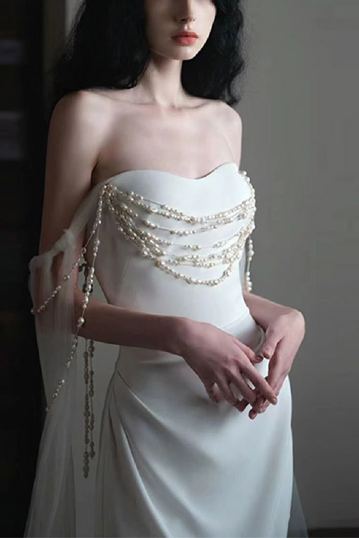 Elegant Off The Shoulder White Satin Wedding Dress,Long Evening Dress Y8739