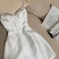 White Short Homecoming Dress Party Dresses Y4431