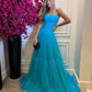Charming Sweetheart A-line Tulle Prom Dress,Senior Prom Dress Y6190