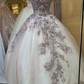 Floral Off The Shoulder Ball Gown Quinceanera Dress Sweet 15 Dress Y5978