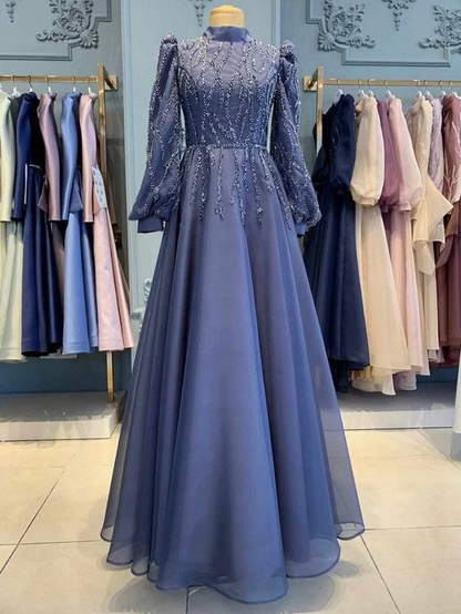 Muslim Evening Dress, Abaya Dress For Women, Maxi Dress, Wedding Dress Y5837