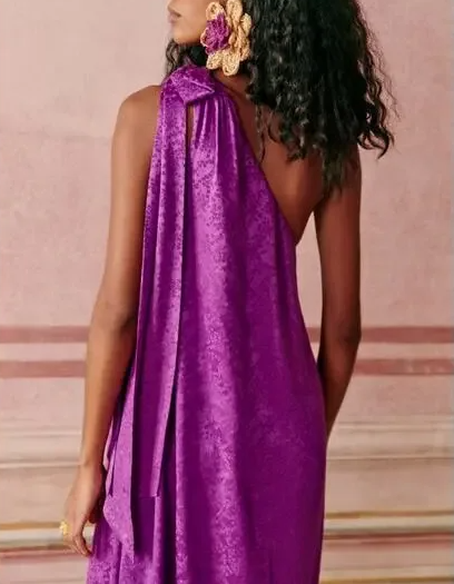 Simple Purple Prom Dress,Purple Wedding Guest Outfit Y5986