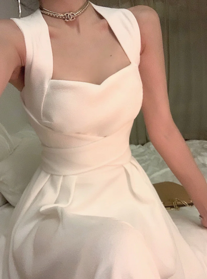 Midi Prom Dress Women Elegant Summer New Fashion Evening Party Ladies Slim Vestidos Vintage Y4718