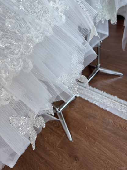 Glamorous Halter White Tulle Sequin Beaded Short Homecoming Dress Birthday Dress SP3809