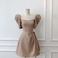 Retro Style White Homecoming Dress,White Party Dress ,Y2433