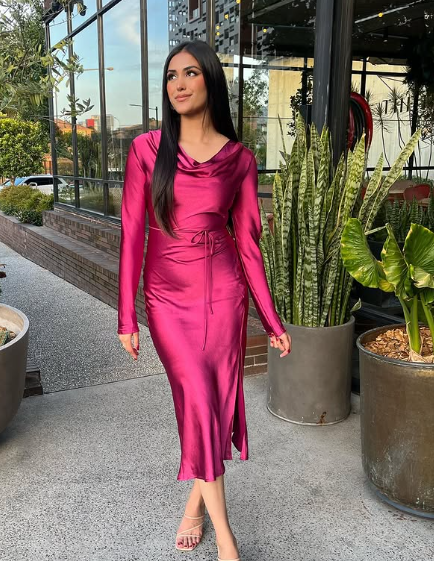 Modest Long Dress for Wedding Guest,Fashion Evening Dress Y4519